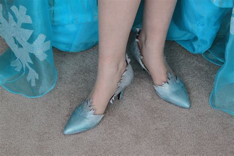 elsa frozen costume shoes